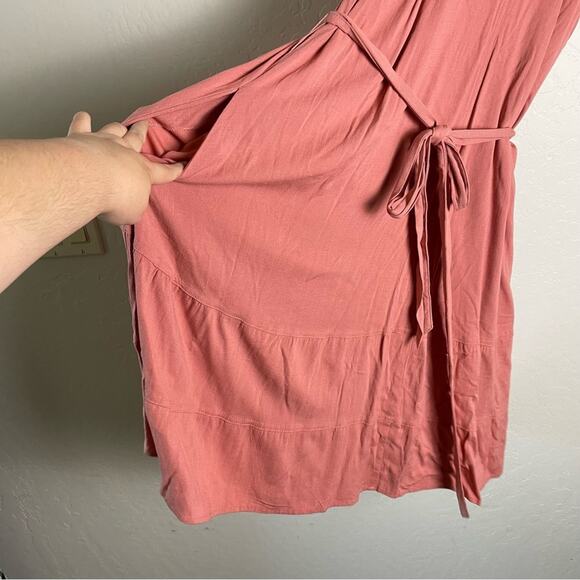 Torrid Blush Mini Woven Tiered Dress 2X NWT 13099013 Desert Sand - Picture 6 of 16